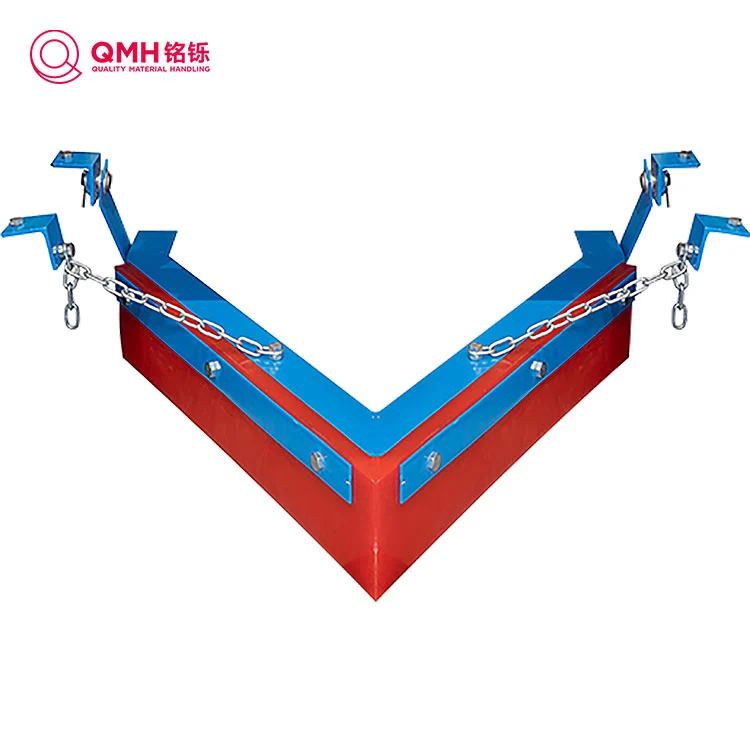 V-type polyurethane return belt scraper