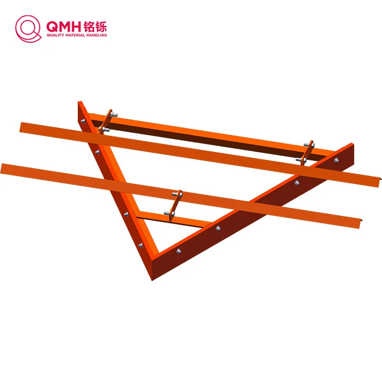 V-type polyurethane return belt scraper